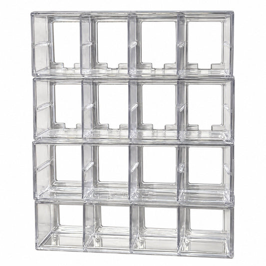 4X Funko Bitty Pop Display Shelves Stand Case Protector Stackable0