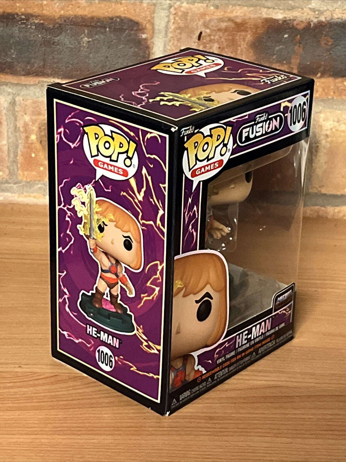 funko He-Man 1006 figure Masters of the Universe Fusion Game 1