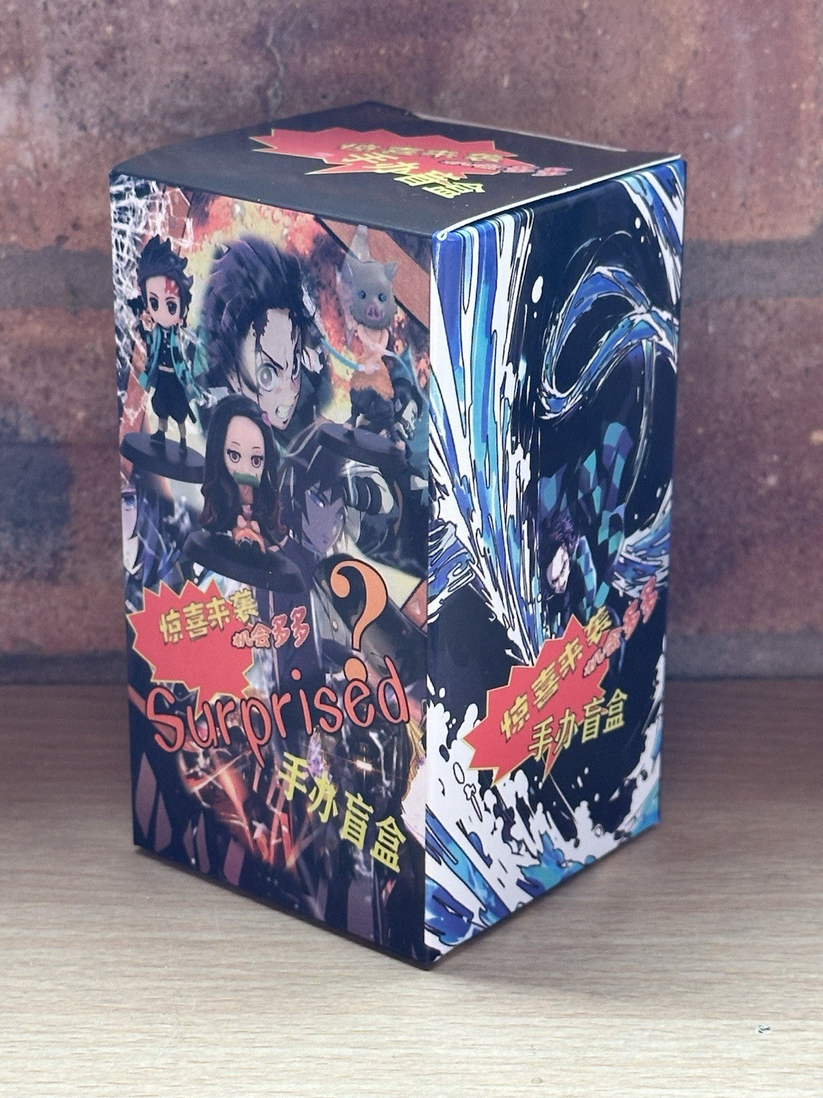 12 Pc Full Set Anime Demon Slayer Kamado Tanjirou Nezuko Action Figure Blind Box0
