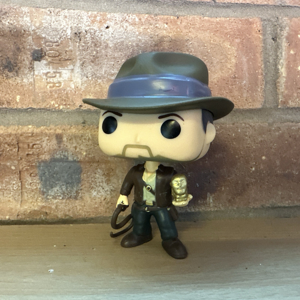 Custom Disney POP! Vinyl Indiana Jones with Idol Cult Movie Figure0