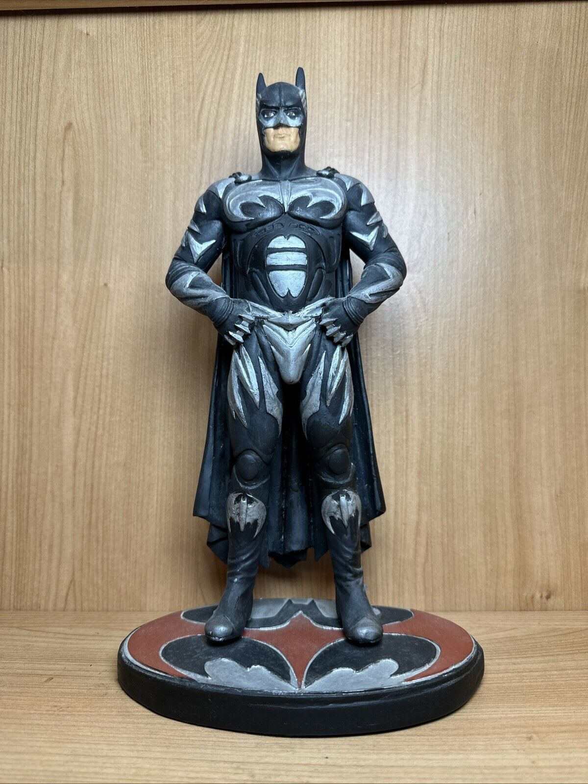 Hand Made 12in Comic Con Dc Multiverse Batman Robin Movie George Clooney Statue