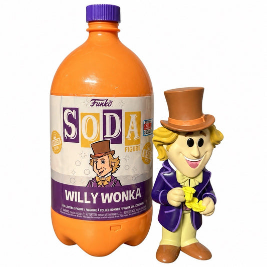 Funko Vinyl Soda Bottle Willy Wonka 2023 NYCC Convention Limited Edition NEW0