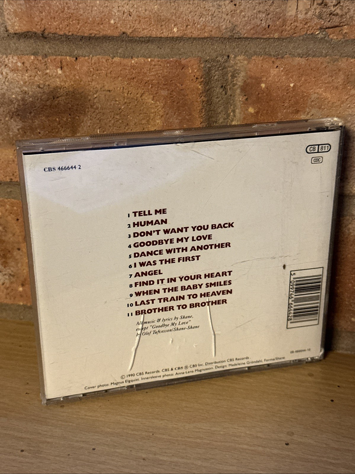 SHANE The Man In Me Cd Album Swedish Rare 11 Track Human Tell Me Mint Cd1