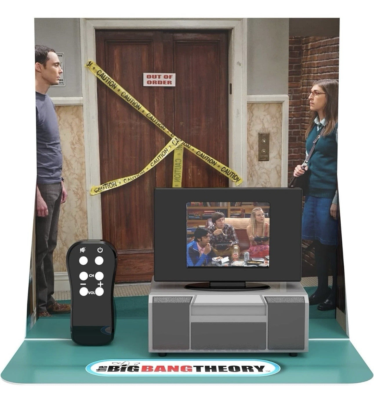 Tiny Tv Classics BIG BANG THEORY Novelty Gift Mini Working Tv New Batteries