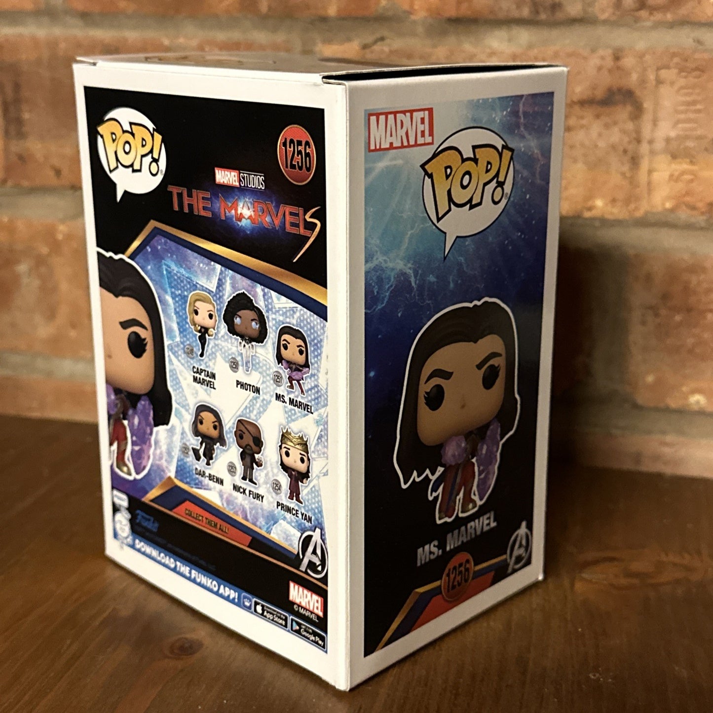 Funko Pop! The Marvels – Ms. Marvel #1256 Exclusive Vinyl Figure Import