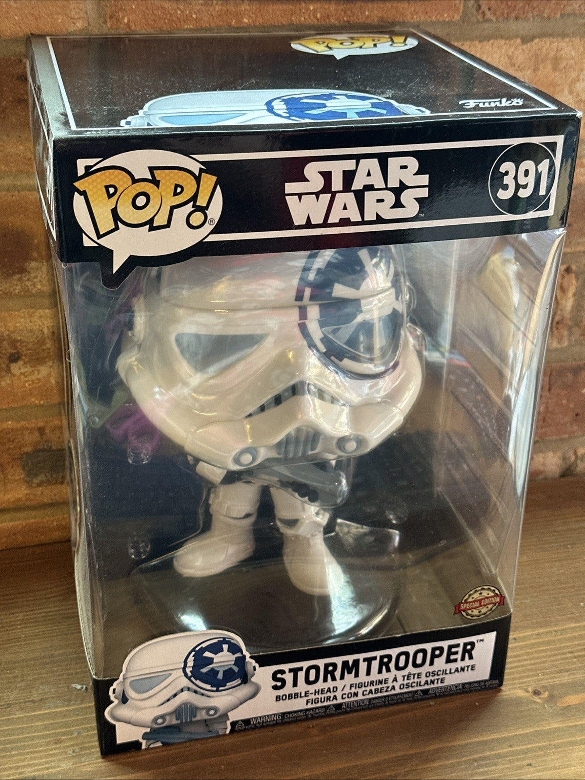 2020 Funko Jumbo POP! Star Wars Bobblehead Stormtrooper 391, 10 Inch New In Box0