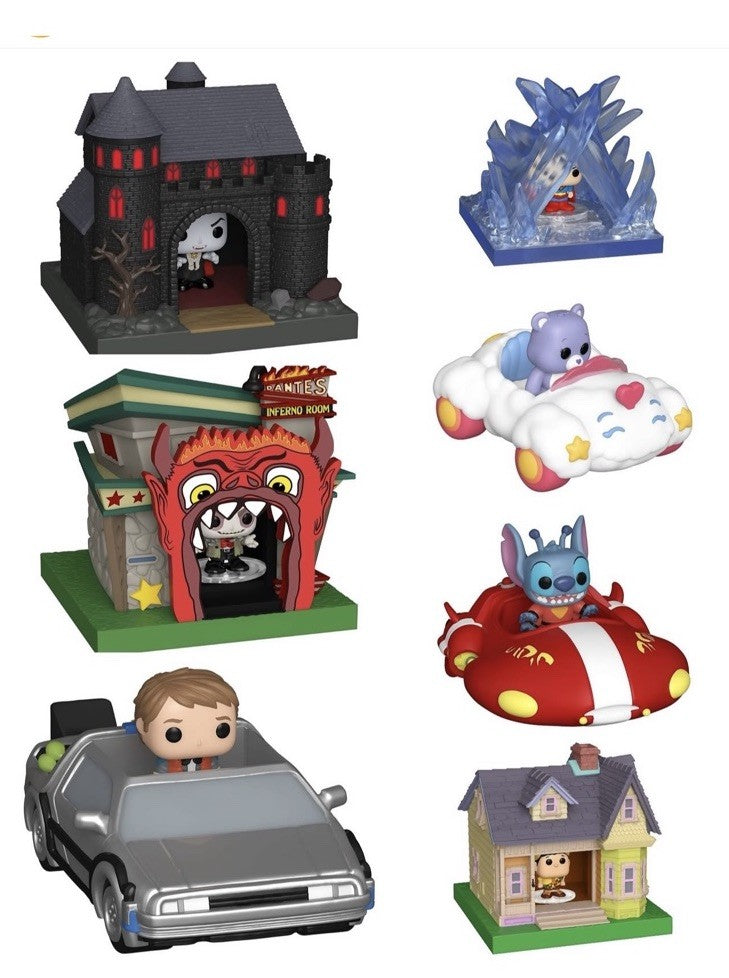 Funko Bitty Pop Town Beetlejuice And Dante’s Inferno Bittyverse Horror In Stk3