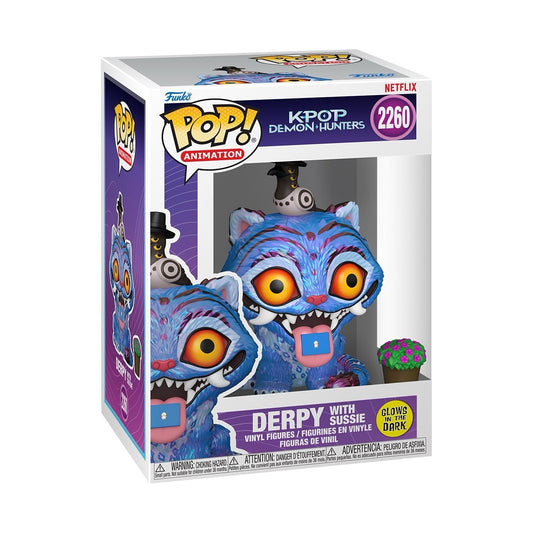 Funko Pop KPop Demon Hunters Tiger DERPY Bird Glow Vinyl In Stock NOW Huntrix0