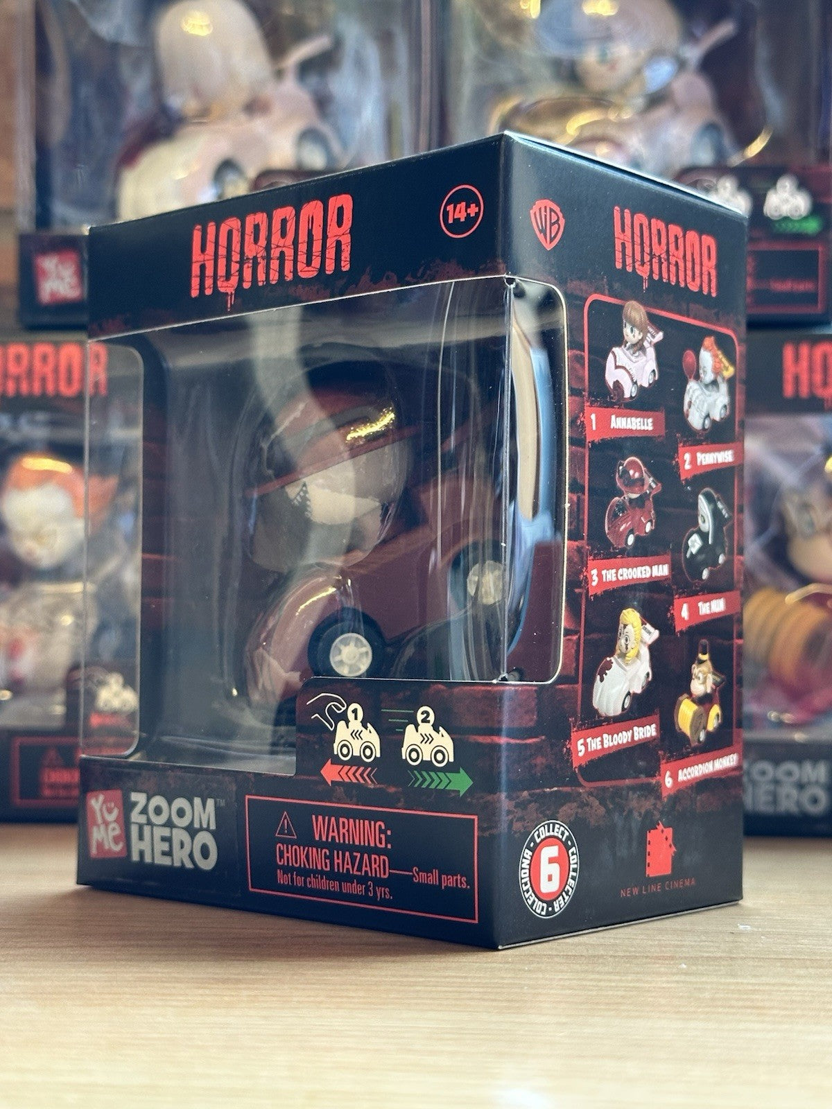 ‘ Crooked Man ‘ Zoom Hero Yume Horror Conjuring Pull Back Cars 6 To Collect
