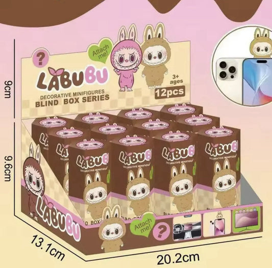 Hot 12pcs Labubu Blind Box Cute Anime Figures Model Whole Box Set Of 12 Gifts