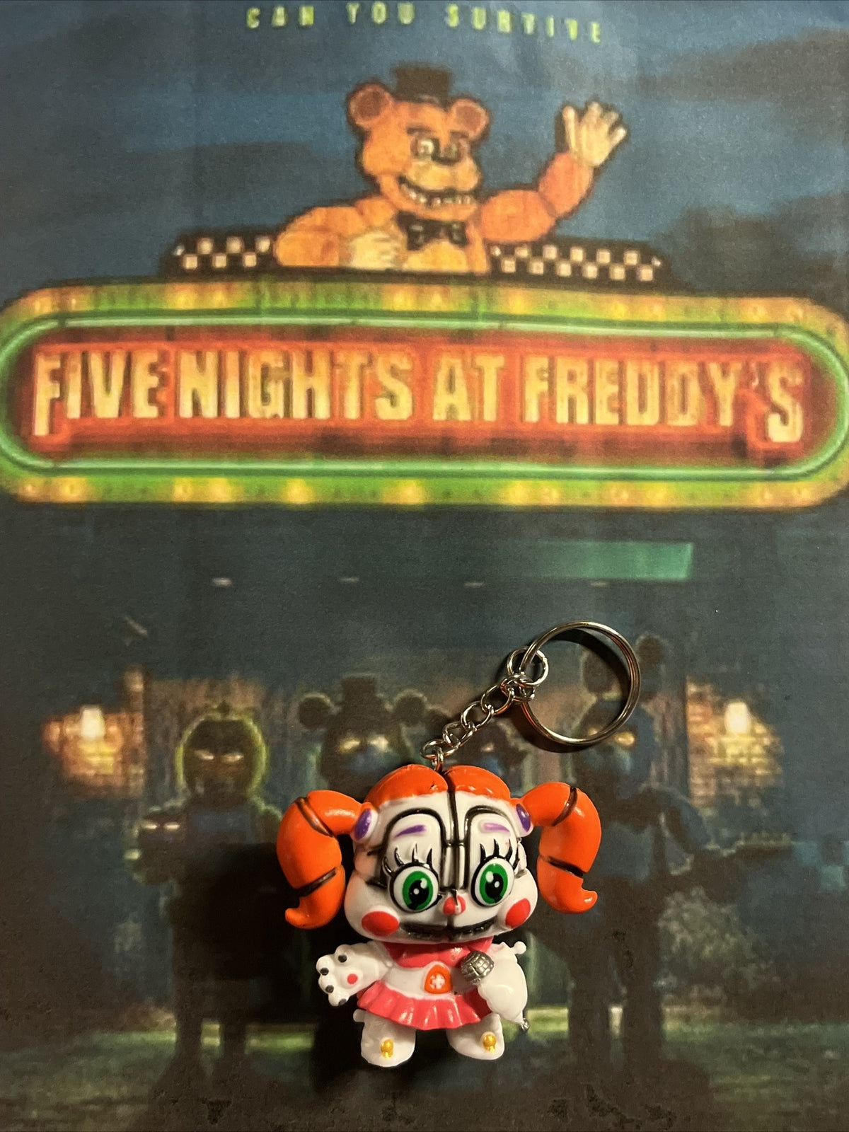 FNAF Five Nights At Freddy's Keychain Funtime BABY  Xmas Gifts Mini Gaming2