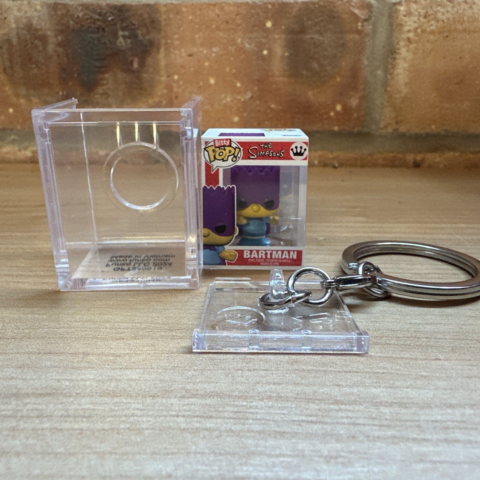 Funko Bitty Pop! The Simpsons BARTMAN Chase Hard Case Key ring Bittyverse Set