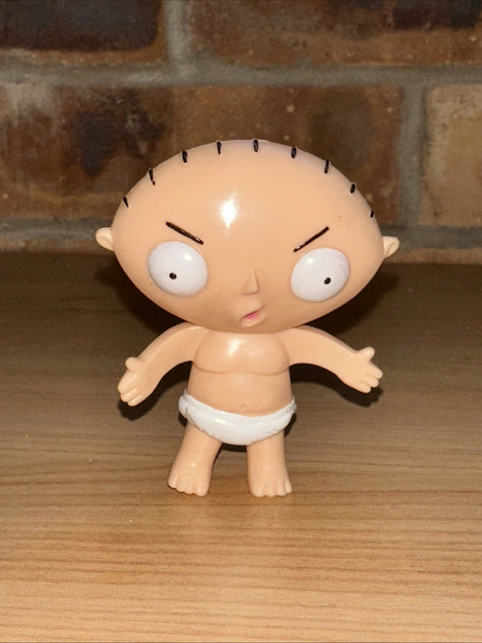 Family Guy Fox Figures Stewie Griffin In Nappies  8cm Vinyl Gift Boxed Cult