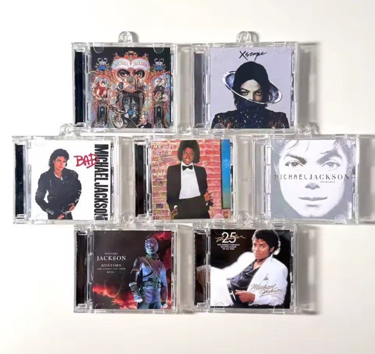  Michael Jackson BAD MJ MINI Music CD NFC Keychain XS Album Link To Phone1