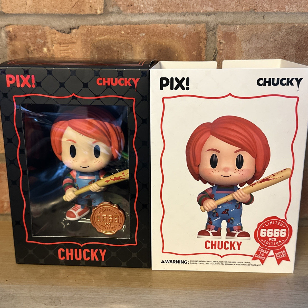 THRILLJOY PIX! 2025 CHUCKY WITH BASEBALL BAT  LIMITED 6666 pcs  UK SELLER .1