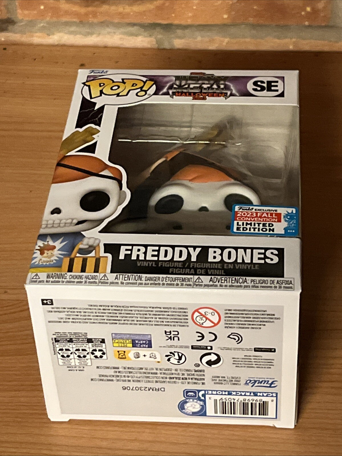 Funko Pop! Freddy Bones with Mask Funko NYCC 2023 Exclusive Halloween Exc2