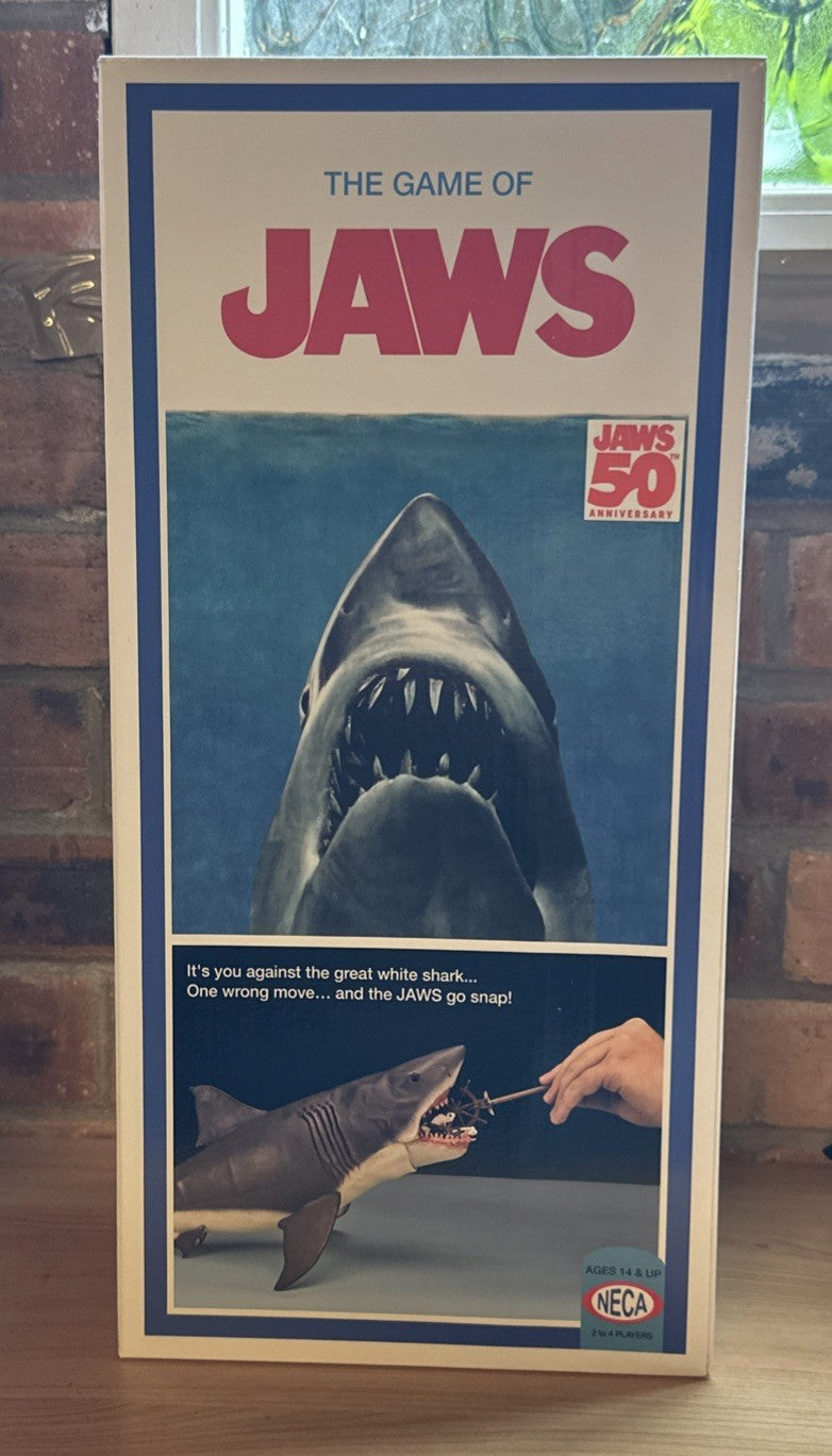 The Game of Jaws 50th Anniversary Edition 15" Shark Neca 2025 In Stock Now