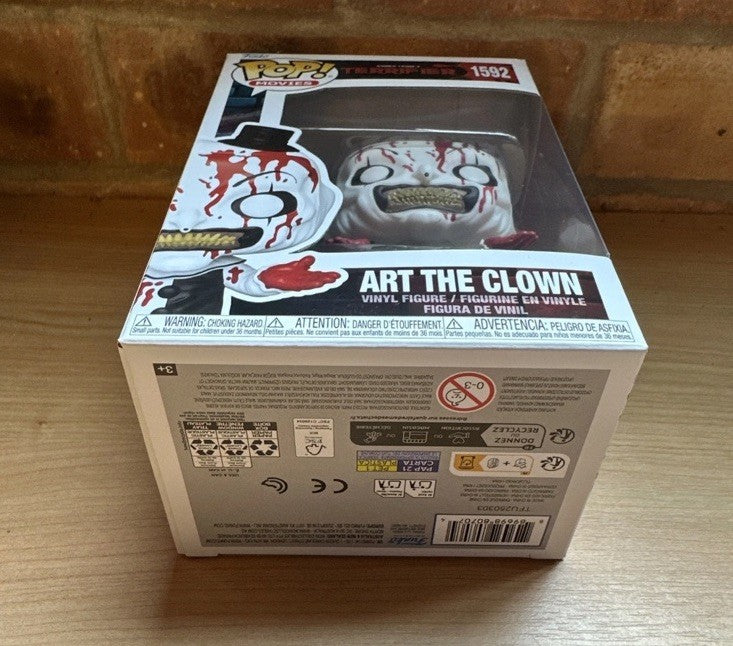 Terrifier - Art the Clown Bloody - #1592 - Movies - Funko Pop! Vinyl In Stk Now