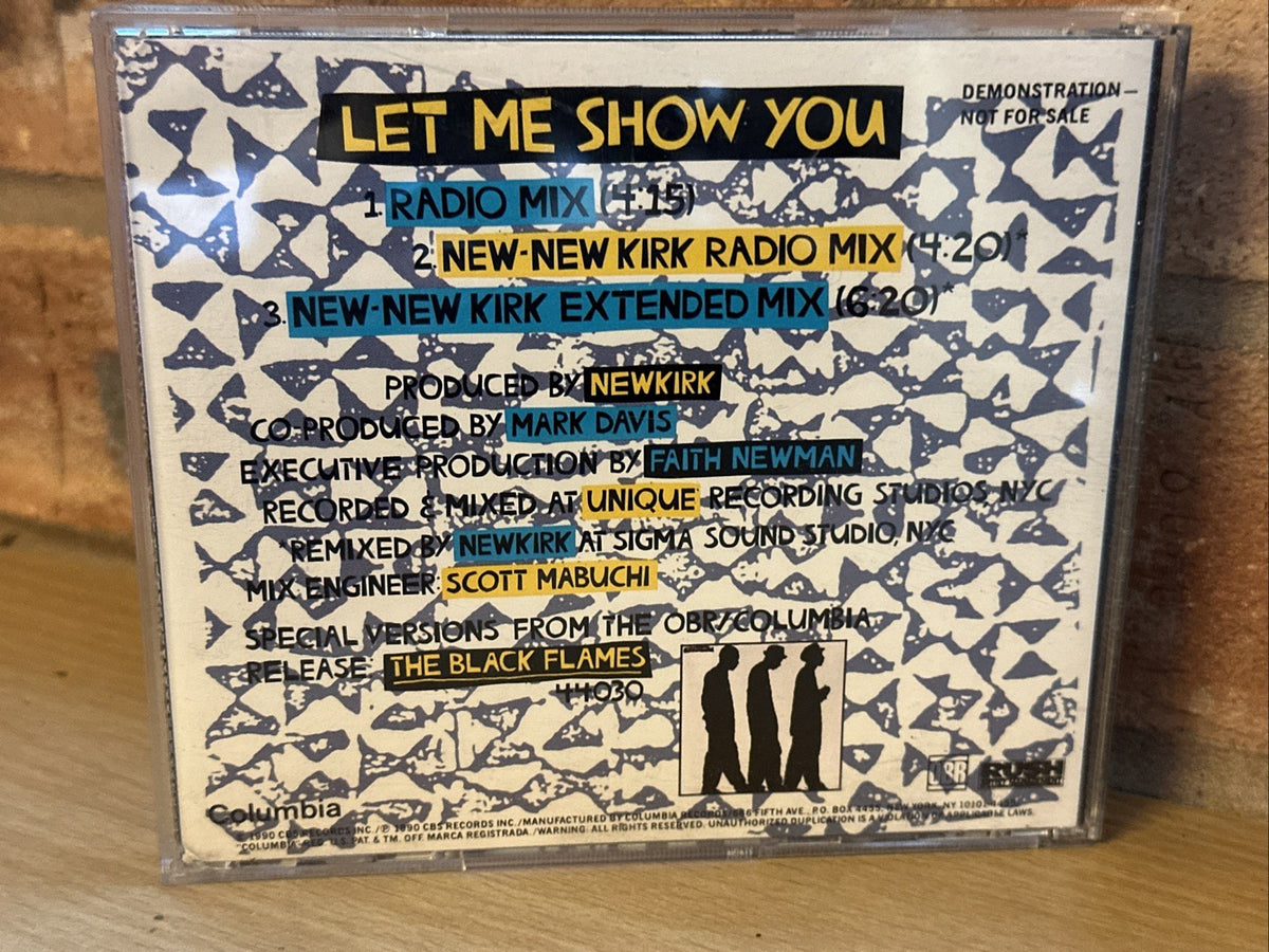 The Black Flames - Let Me Show You Cd Maxi Single Rare Mixes RNB3