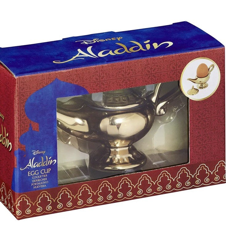 Disney Official Aladdin Gold Ceramic Egg Cup with Lid Great Prop Gift Boxed0