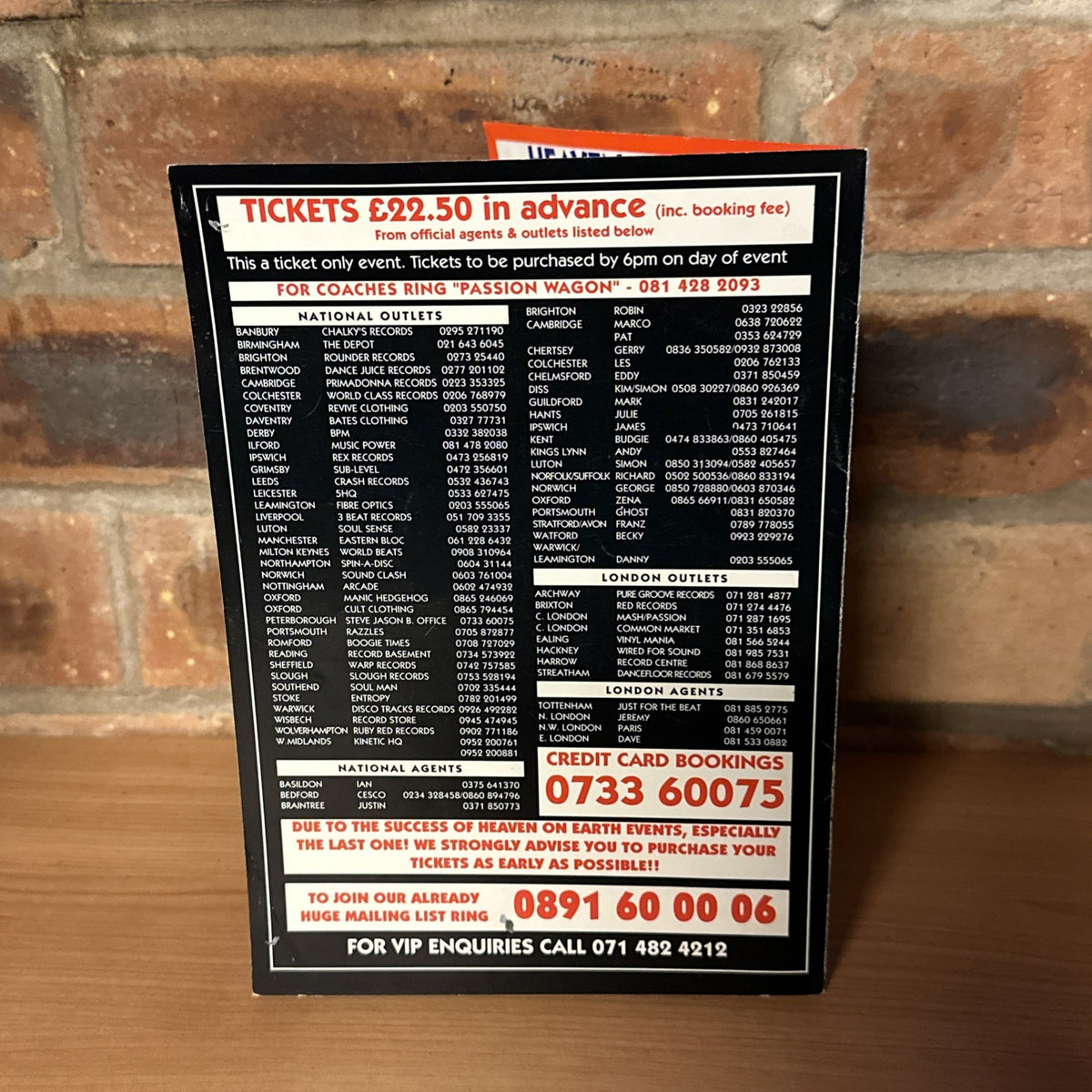 Rave Flyers Heaven On Earth A New Horizon 20th Mar Norfolk Show Ground2