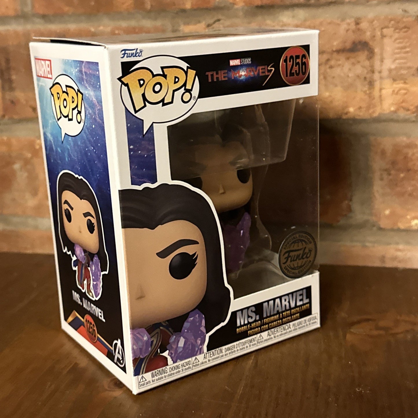 Funko Pop! The Marvels – Ms. Marvel #1256 Exclusive Vinyl Figure Import