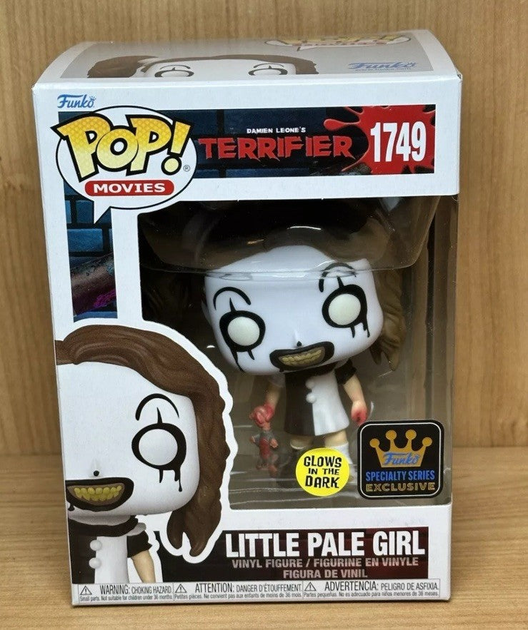Terrifier Little Pale Girl GLOW GITD Funko Art The Clown  Speciality 1749 In Stk