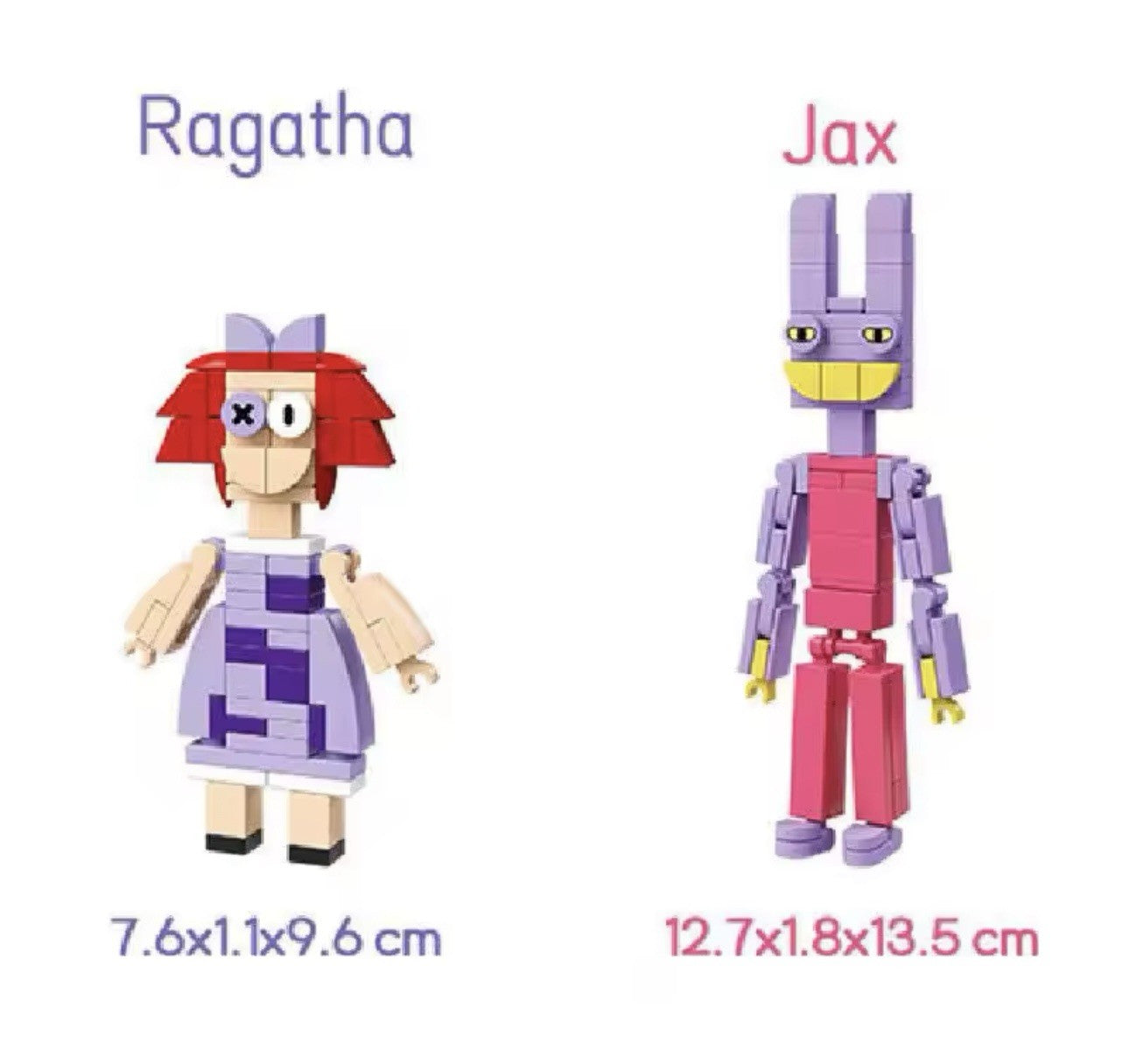 7 PCS MOC The Amazing Digital Circus Figures Pomni Jax Building Block Kids Gifts