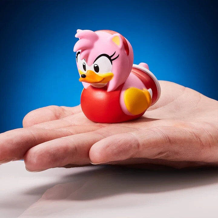 TUBBZ Mini Sonic The Hedgehog Amy Rose 1st Edition Duck Figure Collectible0