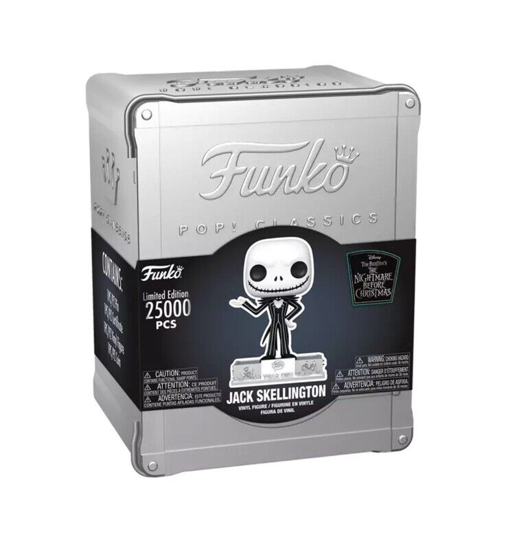 Funko POP! Classics Jack Skellington Funko 25TH Anniversary Hard Sealed Case