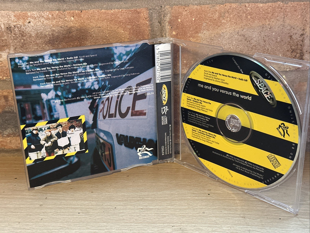 Space - Me and you versus the world (1996)  [4 Track Maxi-CD] Mint Cd1