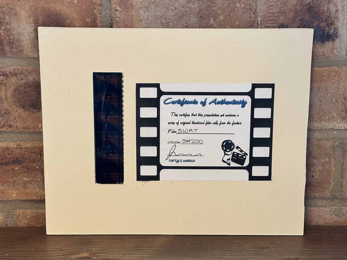 S.W.A.T.  Original 35mm Film Cell  Movie Action - Frame Display-LTD ED 3/2003