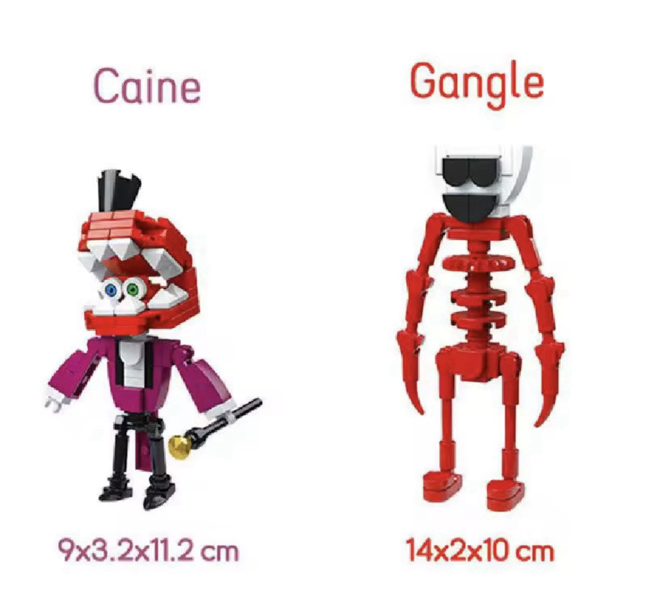 7 PCS MOC The Amazing Digital Circus Figures Pomni Jax Building Block Kids Gifts