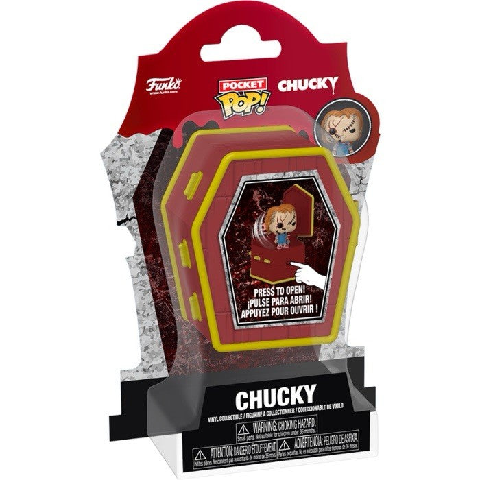 Funko Chucky - Chucky in Coffin Pocket Pop! Vinyl Figure Horror Mini In Now2