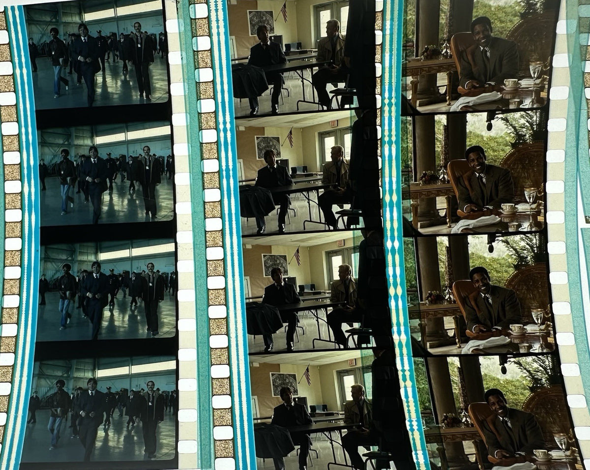 AMERICAN GANGSTER 2007 25x Original 35mm Film Cell Memorabilia Washington2
