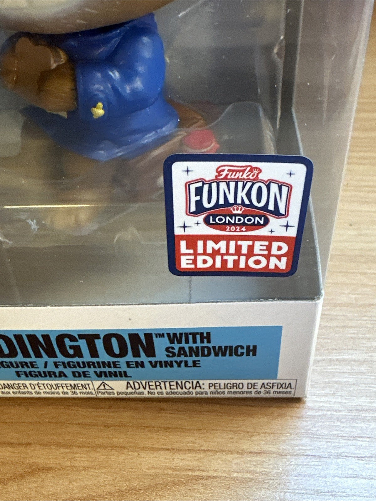 Funko Pop! Paddington with Sandwich 1480 - Funkon London 2024 Limited Edition