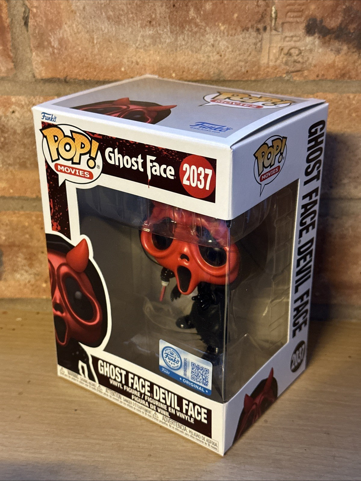 Ghost Face Funko Pop  Devil Face #2037 Pop Movies Vinyl Figure New1