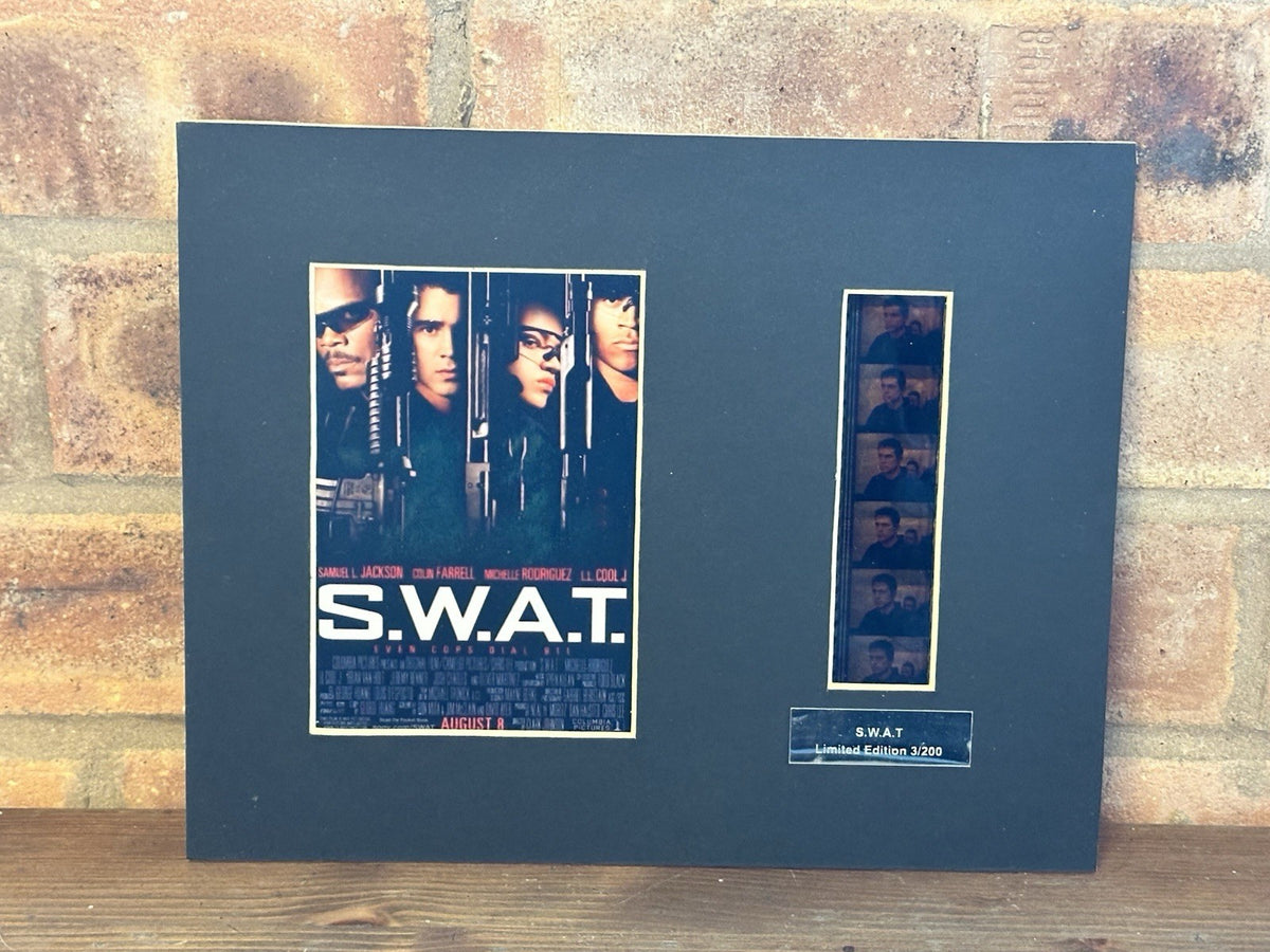 S.W.A.T.  Original 35mm Film Cell  Movie Action - Frame Display-LTD ED 3/2001