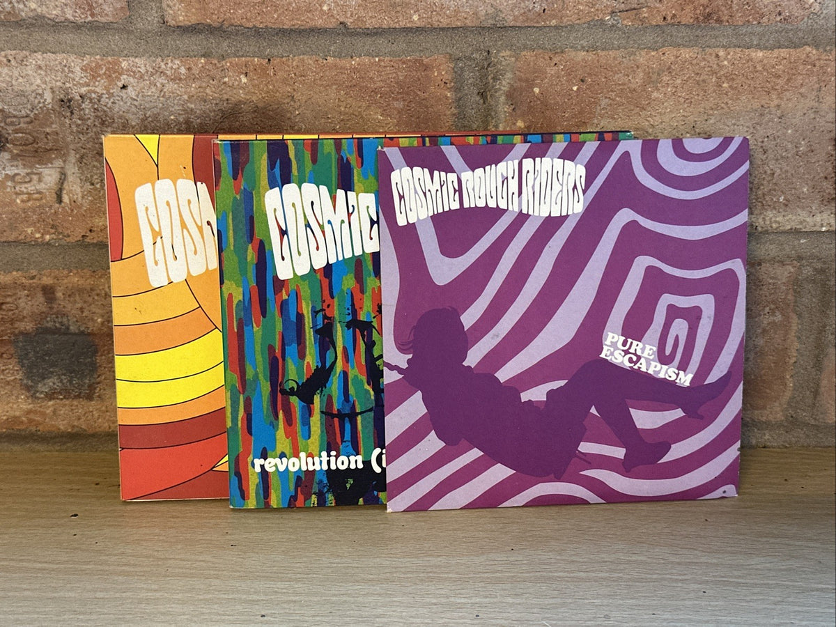 3x Cosmic Rough Riders CDs  - The Pain Inside Revolution Pure Escapism Rare Case0
