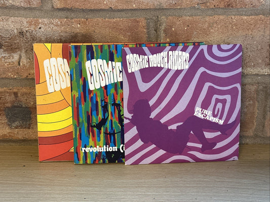 3x Cosmic Rough Riders CDs  - The Pain Inside Revolution Pure Escapism Rare Case0