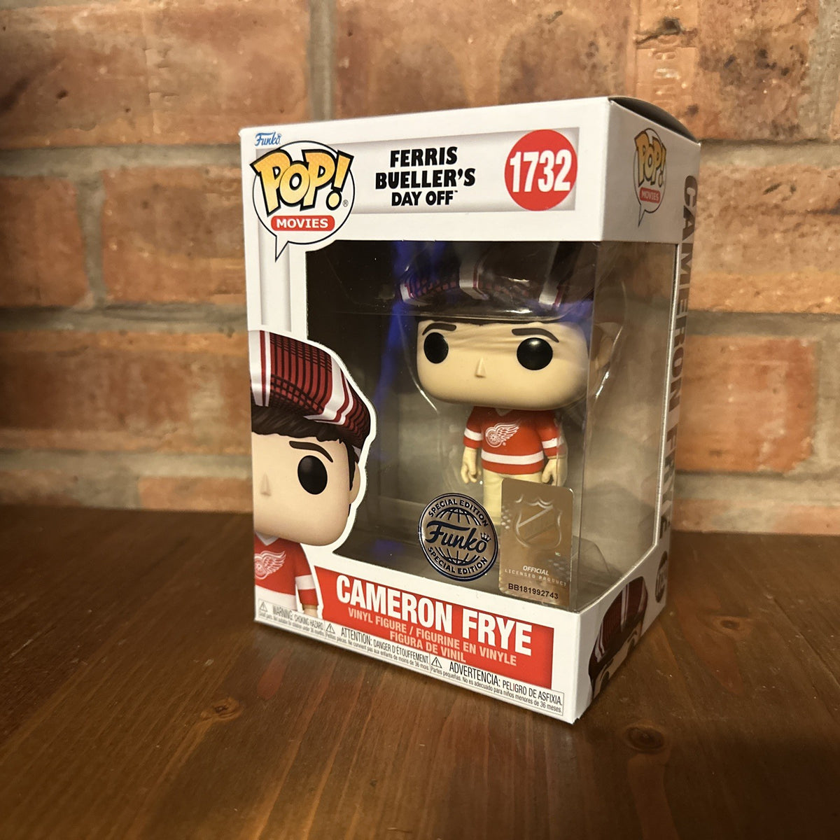 Funko Pop Ferris Bueller's Day Off Cameron Frye #1732 + Free Protector0