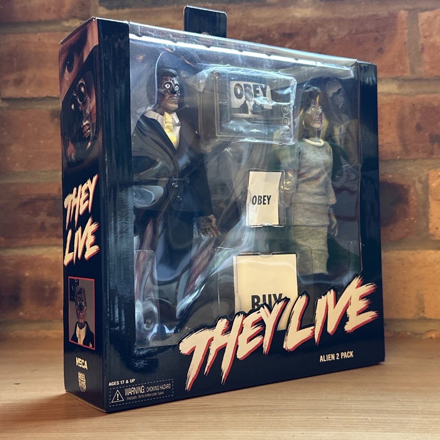 NECA John Carpenter THEY LIVE Retro Figure 2-Pack Aliens They Live In Stk Now