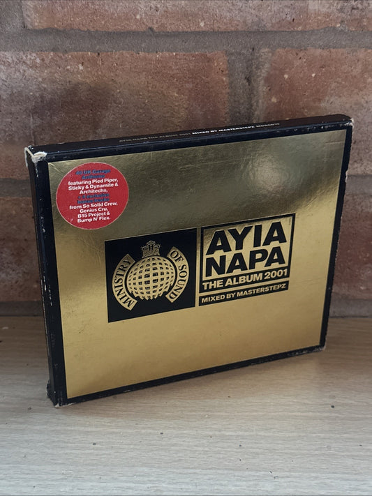 VARIOUS ARTISTS "AYIA NAPA THE ALBUM 2001" Mint CDs ORIGINAL 2001 UK 2CD ALBUM0