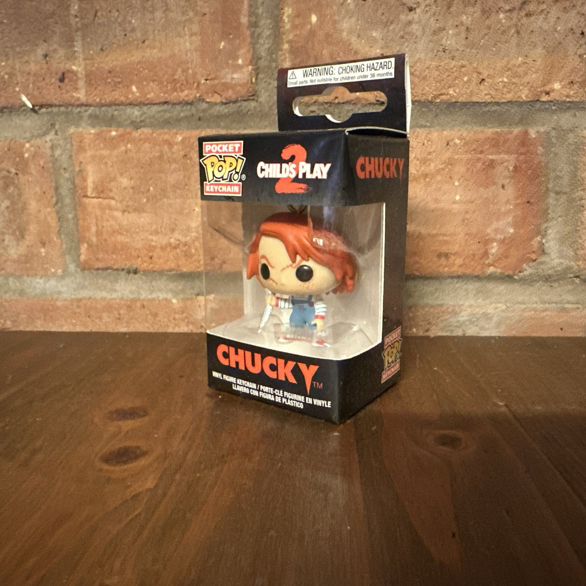 Funko POP! Chucky The Killer Doll Horror POP Pocket Keyring 1.5" New Boxed0