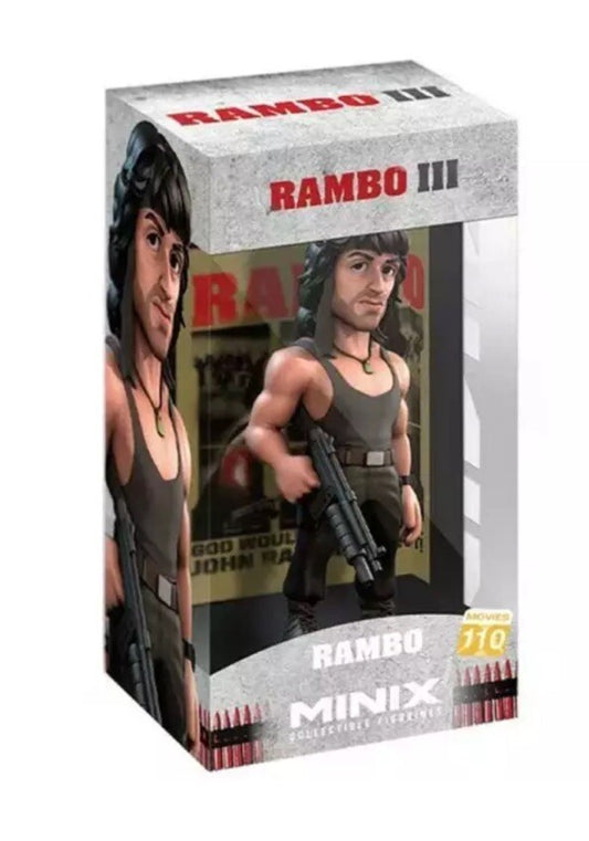 Minix - First Blood III Rambo 3 - Sylvester Stallone Figure 12cm In Stk Now