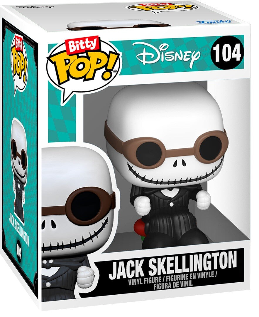 BITTY POP! Rides JACK SKELLINGTON W/ Snowmobile Funko Nightmare Xmas 1st Edition7