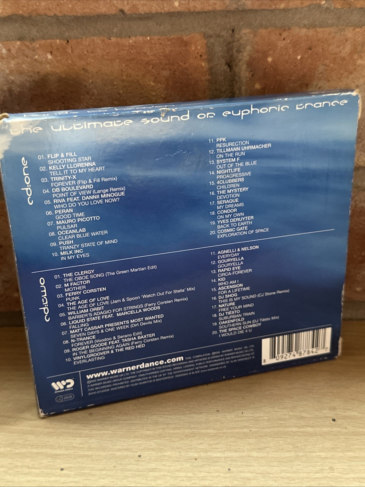 Hands to Heaven Various  (2x CD 2002) The Euphoria Of Trance 40 Track Electronic1