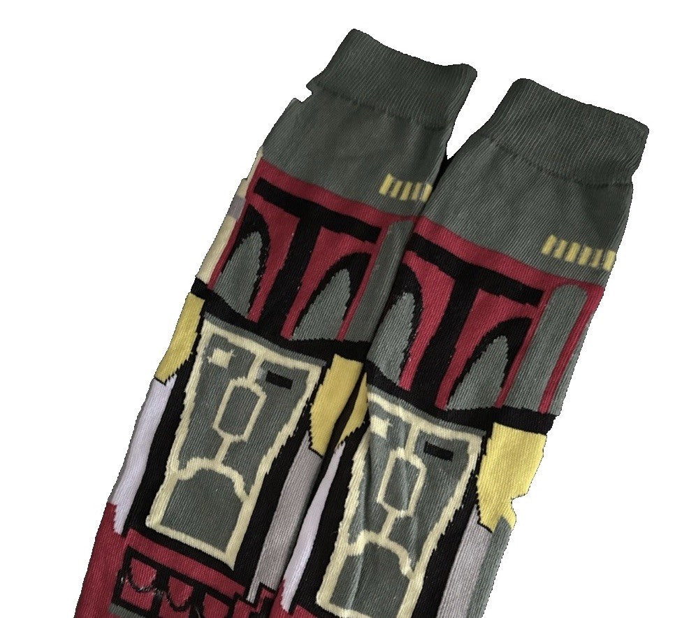 Star Wars Cotton Socks Boba Fett Uk Size 4-10 Med 37-45 Gift Set1