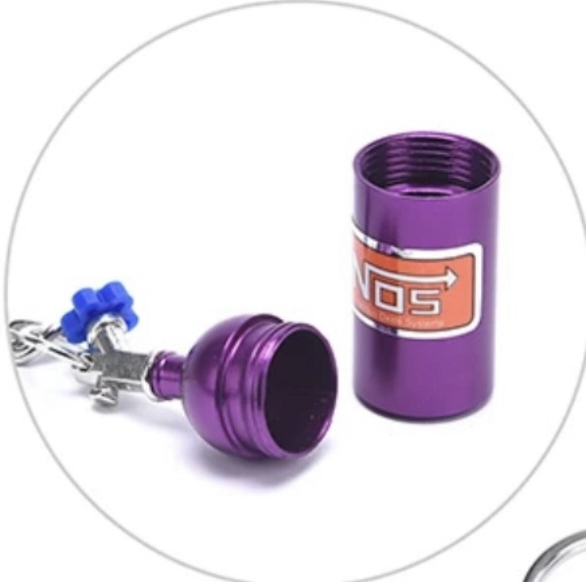 Fast And Furious NOS Bottle Key Ring KeyChain 30th Blue Stash Tin Gift1