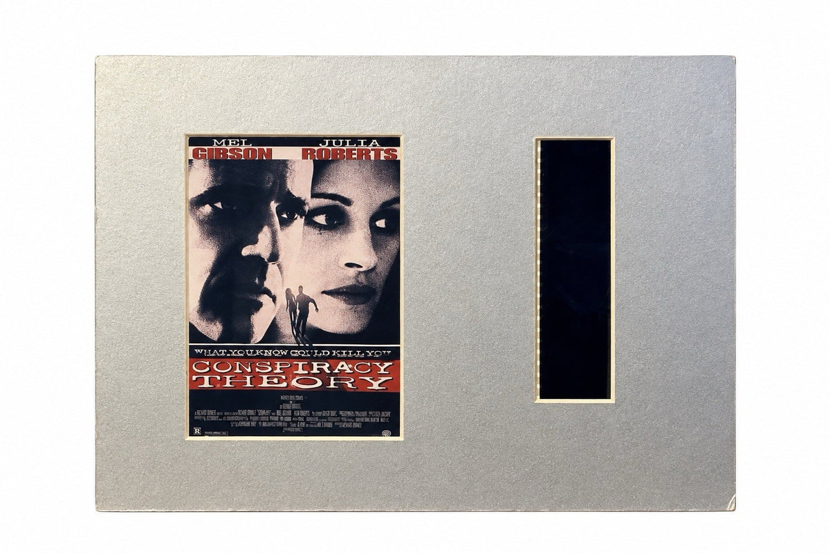 Conspiracy Theory Movie original 35mm film cells 8x10 Gift Mounted 1/200 COA0
